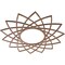 Ekena Millwork Eleanor Wood Fretwork Pierced Ceiling Medallion, Walnut, 22"OD x 8 1/2"ID x 1/4"T CMWP22X22X0250EAWA - alternate 3